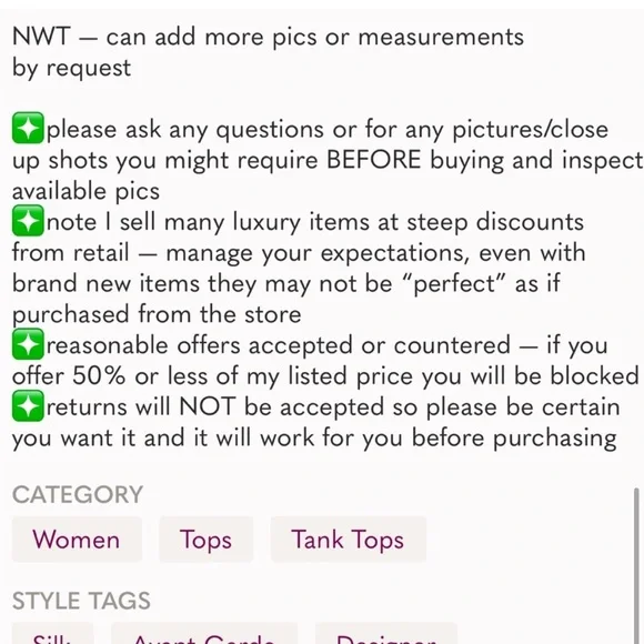 Gucci silk sleeveless top with knot embellishment EU L - Picture 9 of 9